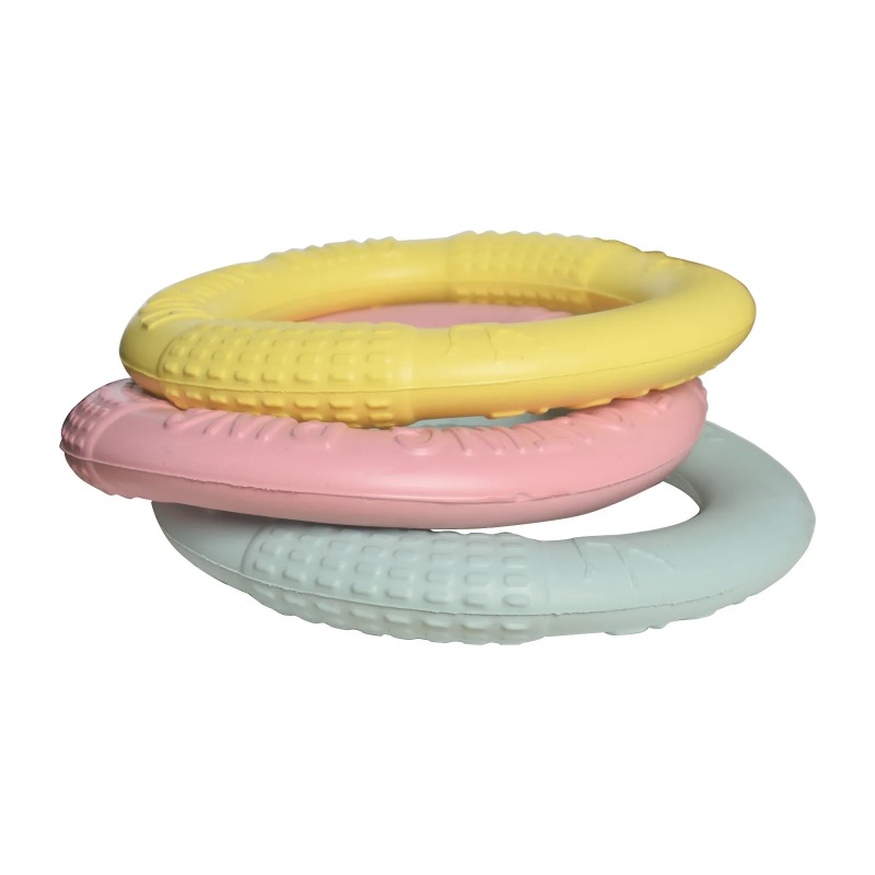 Flying Disc Dog Training Toy - Mini zabawki dla psów, pierścień treningowy,